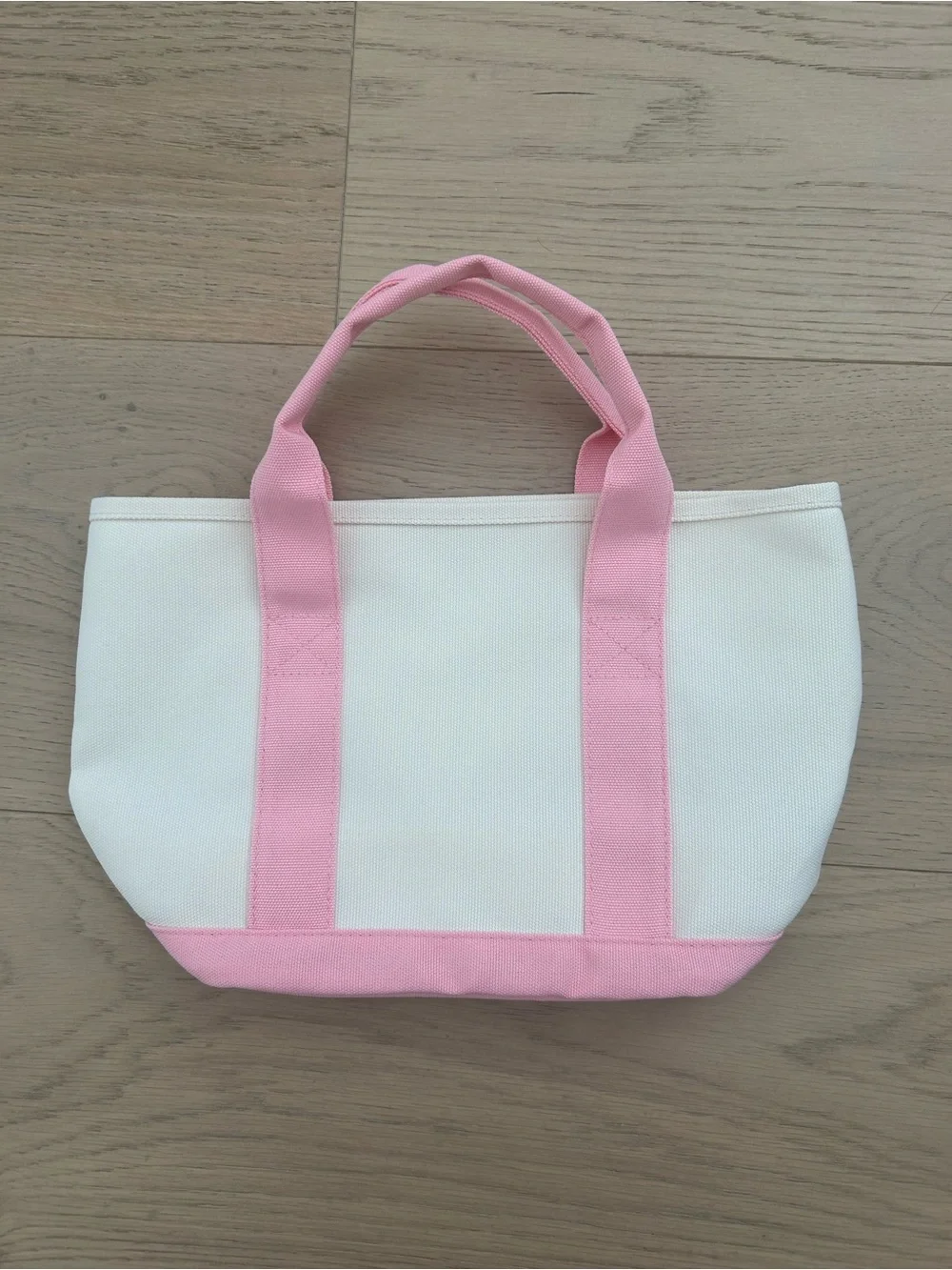 Lancôme Pink and Cream Canvas Tote